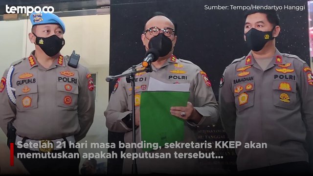 Divonis Hakim Pemecatan Tidak Hormat, Ferdy Sambo Ajukan Banding