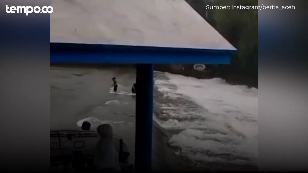 Empat Santri Hilang Terseret Arus saat Mandi di Sungai Brayeun Aceh Besar