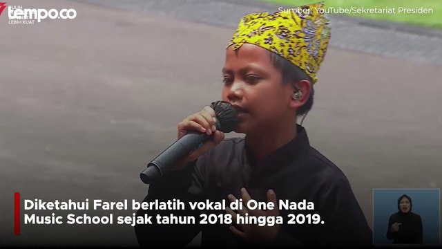 Hebohkan Istana Merdeka, Ini Perjalanan Karier Farel Prayogi Sebagai Penyanyi