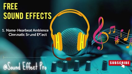 Make Horror cinematic Sound Effects  [Royalty Free Sound Effects]