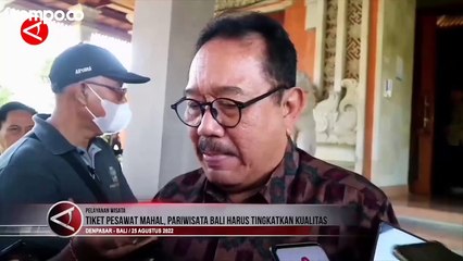 Tiket Pesawat Mahal, Wagub Bali Ingatkan Pelaku Pariwisata Tingkatkan Pelayanan