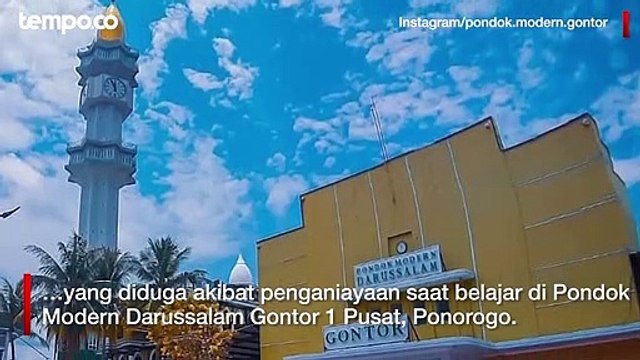Santri Pondok Gontor Tewas Diduga Dianiaya 2 Santri Lain, Jenazah Akan Diautopsi