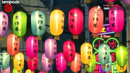 Melihat Instalasi Seni Festival Pertengahan Musim Gugur di Malaysia