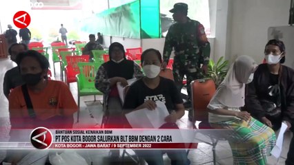 PT Pos Indonesia Kota Bogor Salurkan BLT BBM Melalui Dua Cara