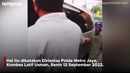 Polri Periksa Video Diduga Polisi Arogan yang Tak Mau Mundurkan Mobilnya