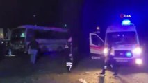 Diyarbakır'da polis aracı kaza yaptı: 17 polis tedbir amaçlı müşahade altına alındı