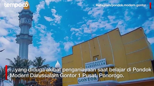 Santri Pondok Gontor Tewas Diduga Dianiaya 2 Santri Lain, Jenazah Akan Diautopsi