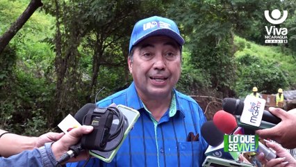 Realizan mejoramiento vial en la comunidad Las Cañas de Managua