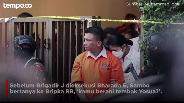Bripka RR Sempat Ditanya Ferdy Sambo, Kamu Berani Tembak Yosua?