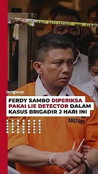 Ferdy Sambo Diperiksa Pakai Lie Detector dalam Kasus Brigadir J Hari Ini