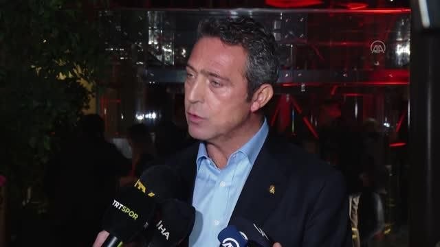 Kulüpler Birliği Vakfı Başkanı Ali Koç, vakıf toplantısının ardından konuştu (1)
