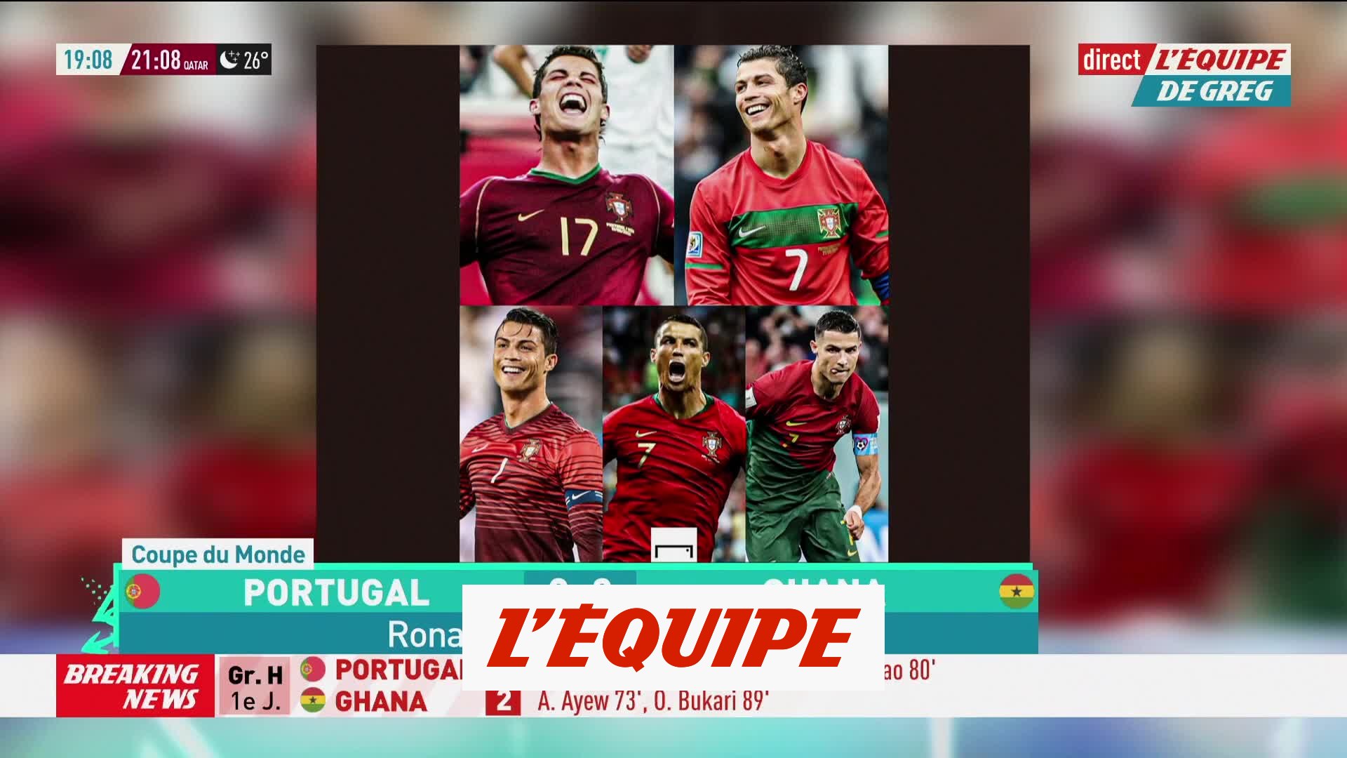 Cristiano Ronaldo dans la légende - Foot - CM 2022 - Portugal - Vidéo  Dailymotion