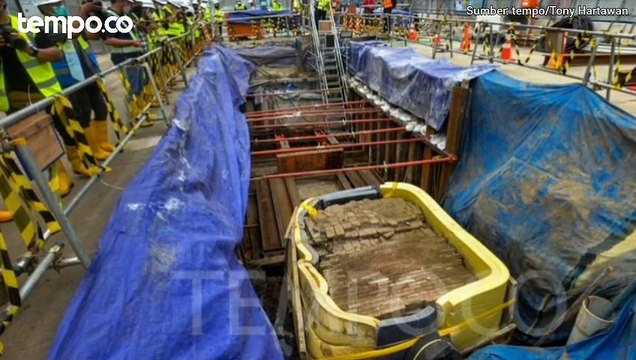 MRT Jakarta Temukan Artefak Era Batavia di Proyek CP 203 Kawasan Glodok