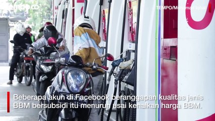 Bantah Pertalite Mengalami Penurunan Kualitas, Ini Penjelasan Pertamina