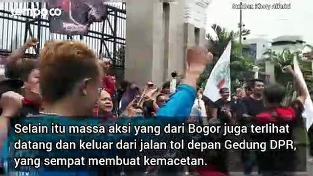 Driver Online Demo di Depan Gedung DPR Hari Ini, Berikut 3 Tuntutannya
