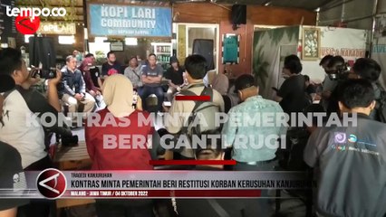 KontraS Minta Pemerintah Beri Restitusi Korban Kerusuhan di Stadion Kanjuruhan