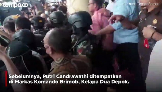 Begini Wajah Putri Candrawathi saat Dipindahkan dari Mako Brimob ke Rutan Salemba