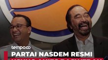 Partai NasDem Resmi Usung Anies Baswedan Sebagai Capres 2024
