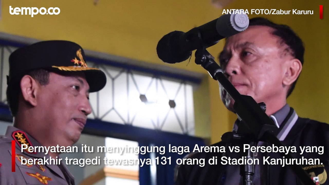 Tragedi Stadion Kanjuruhan, Iwan Bule: Tanggung Jawab di Panpel bukan PSSI