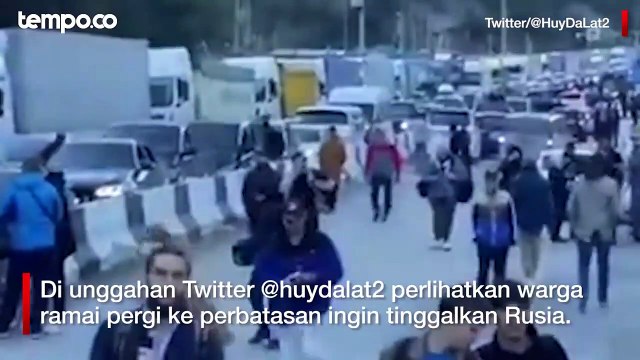 Ogah Disuruh Wajib Militer, Para Pemuda di Rusia Mencoba Kabur Keluar Negeri