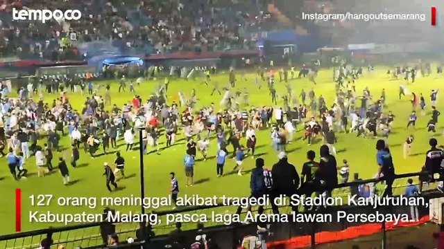127 Orang Tewas di Stadion Kanjuruhan Malang, Polisi Jelaskan Kronologinya