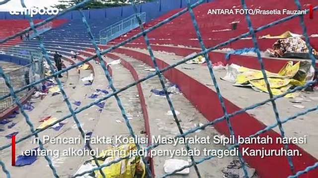 Koalisi Masyarakat Sipil Bantah Narasi Minuman Alkohol di Tragedi Kanjuruhan