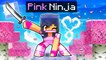 Playing Minecraft as a PINK NINJA! Aphmau