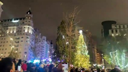 Encendido de luces de Navidad en Madrid