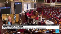 Informe desde París: diputados aprueban inscribir el derecho al aborto en la Constitución