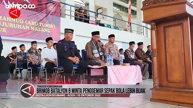 Brimob Minta Penggemar Sepak Bola Lebih Bijak Saat Nonton Pertandingan