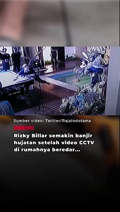 Rekaman CCTV Rizki Billar Lempar Bola Billiar ke Lesti Kejora