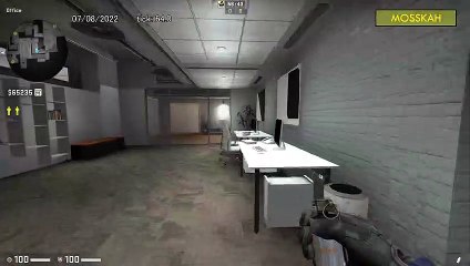 How to Smoke Back Entrance on Agency, option 1 - CSGO