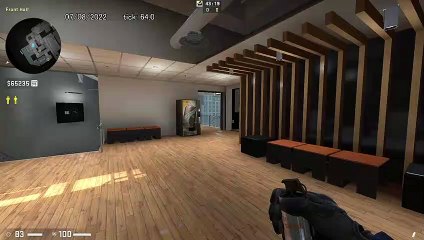How to Smoke Side Room on Agency, option 1 - CSGO