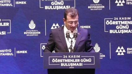 24 Kasım Öğretmenler Günü'nde 1500 Öğretmenle Bir Araya Gelen İmamoğlu: Toplumun İhtiyaç Duyduğu Alanlara Dokunmaya Devam Edeceğiz