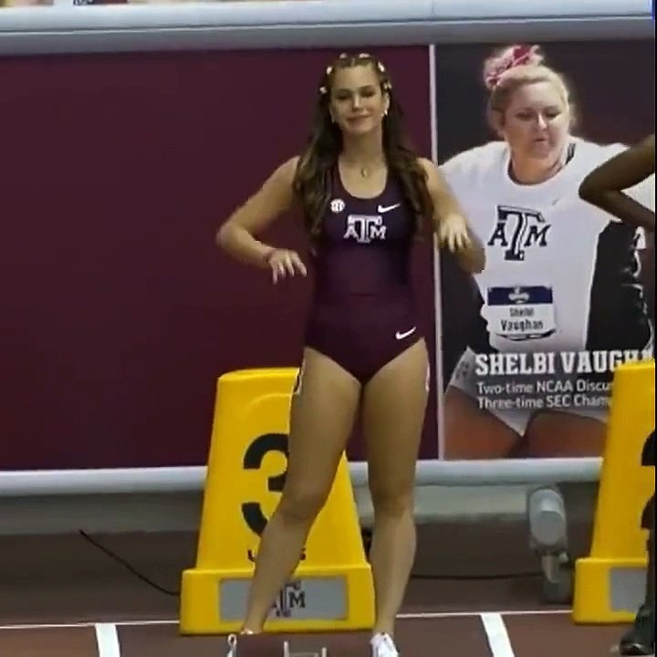 Güzel atlet yarış öncesi ve sonrası yaptığı hareketlerle gündem oldu