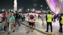 Decepción en hinchada uruguaya por empate 0-0 de su selección contra Corea del Sur
