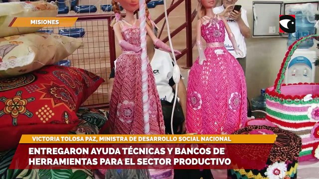 Entregaron ayuda técnicas y bancos de herramientas para el sector productivo