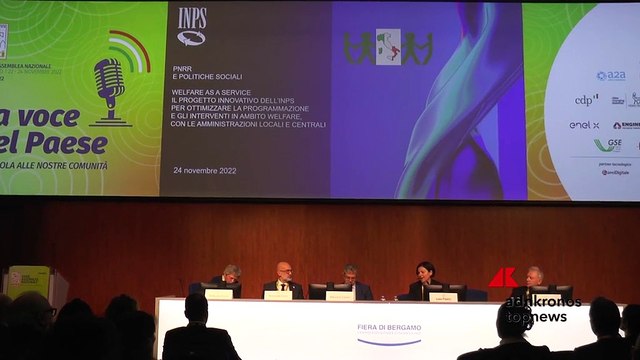 Pnrr e politiche sociali: in Fiera Bergamo Inps presenta il progetto 'Welfare as a Service'