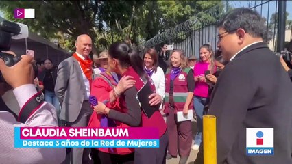 Claudia Sheinbaum destaca tres años de la Red de Mujeres en la CDMX