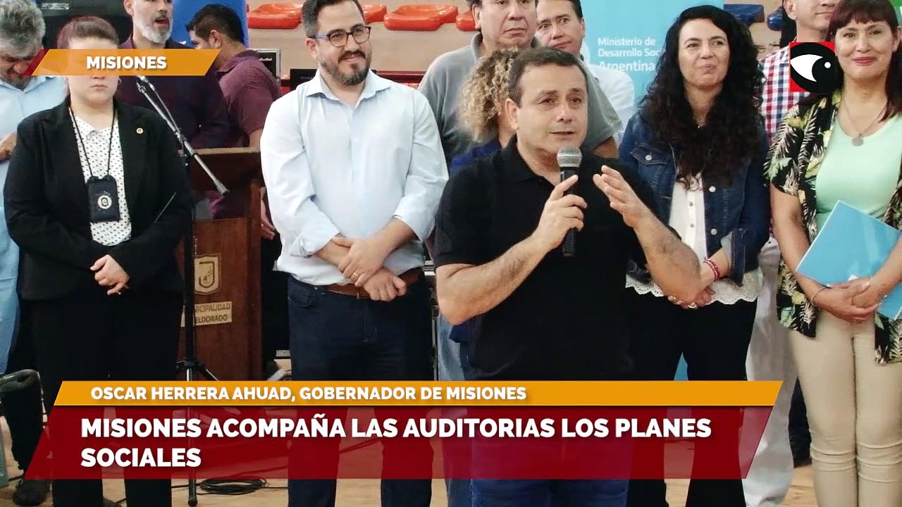Misiones acompaña las auditorias los planes sociales