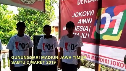 Deklarasi Relawan Mandiri Jokowi Madiun