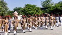 Enthusiasm of Army, Air and Navy cadets on Janpath