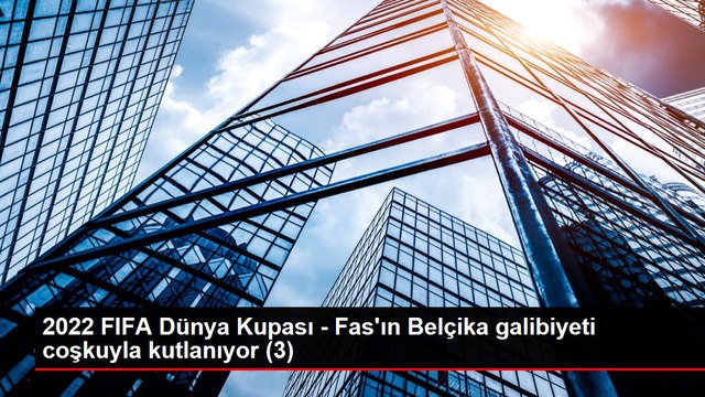 2022 FIFA Dünya Kupası - Fas'ın Belçika galibiyeti coşkuyla kutlanıyor (2)