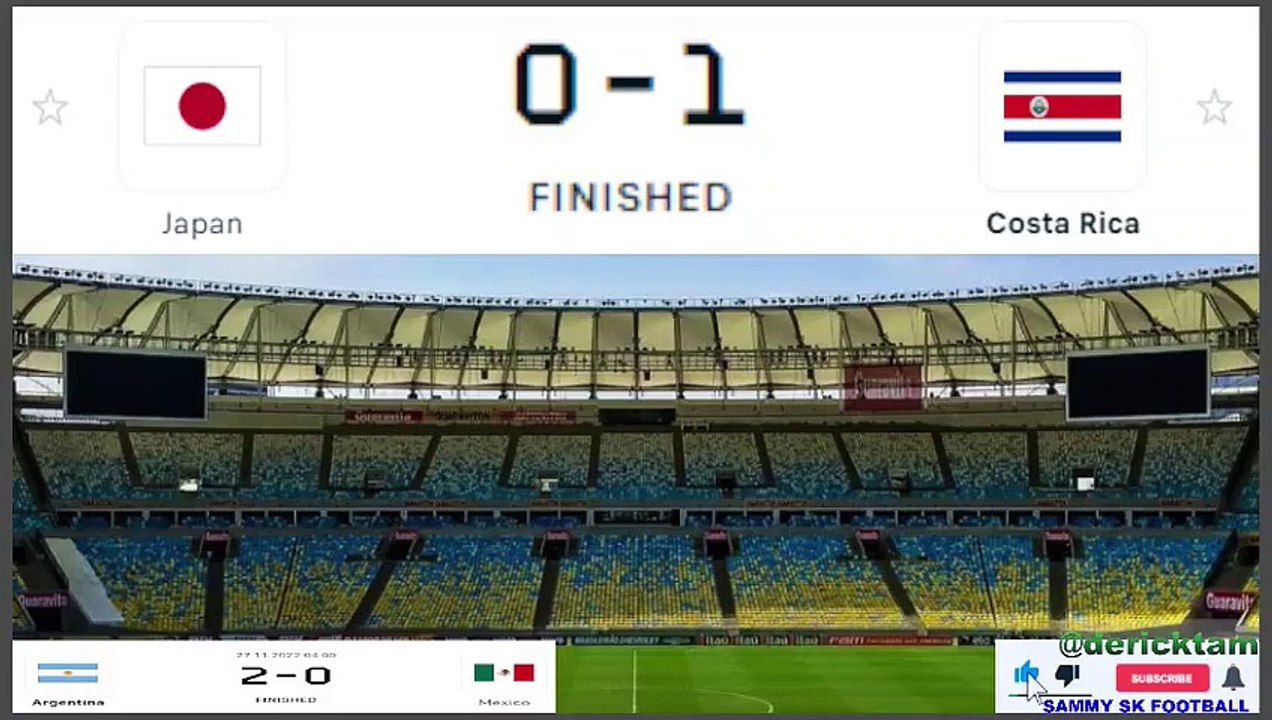 Japan vs Costa Rica Live Stream FIFA World Cup 2022 Football Match Today Commentary Score Vivo 日本