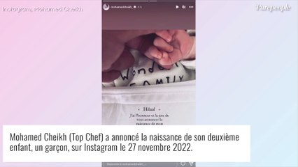 Mohamed Cheikh (Top Chef) papa pour la 2e fois : adorable photo pour présenter son bébé