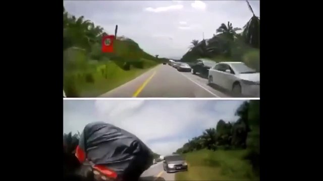 Un conducteur impatient va avoir beaucoup de chance et un bon réflexe