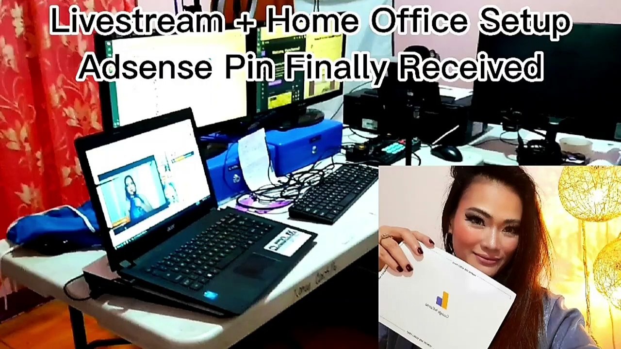 AdSense Pin Received + Home Office _ Studio Setup _ Nancy Castillo _ Vlog