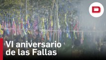 Una mascletà celebra el VI aniversario de las Fallas como Patrimonio de la Humanidad