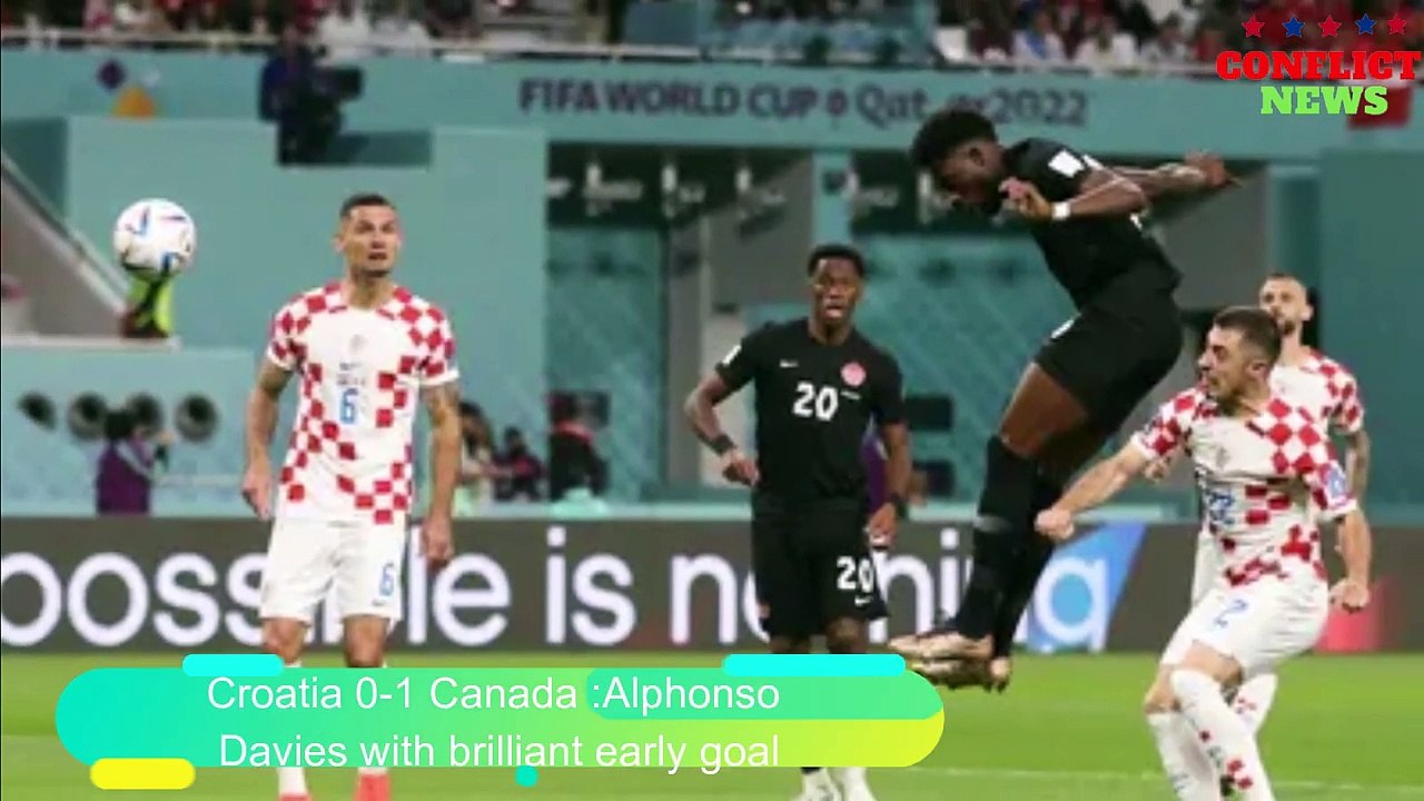Croatia 0-1 Canada  Alphonso Davies with brilliant early goal