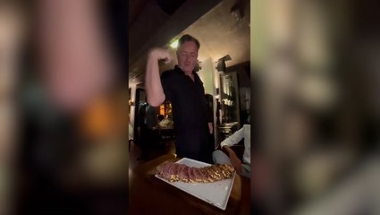 Piers Morgan shows off ‘Salt Bae’ skills alongside chef who made it famous